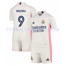 Barn Fotballdrakter Real Madrid Karim Benzema 9 Hjemme 2020-21 Kortermet